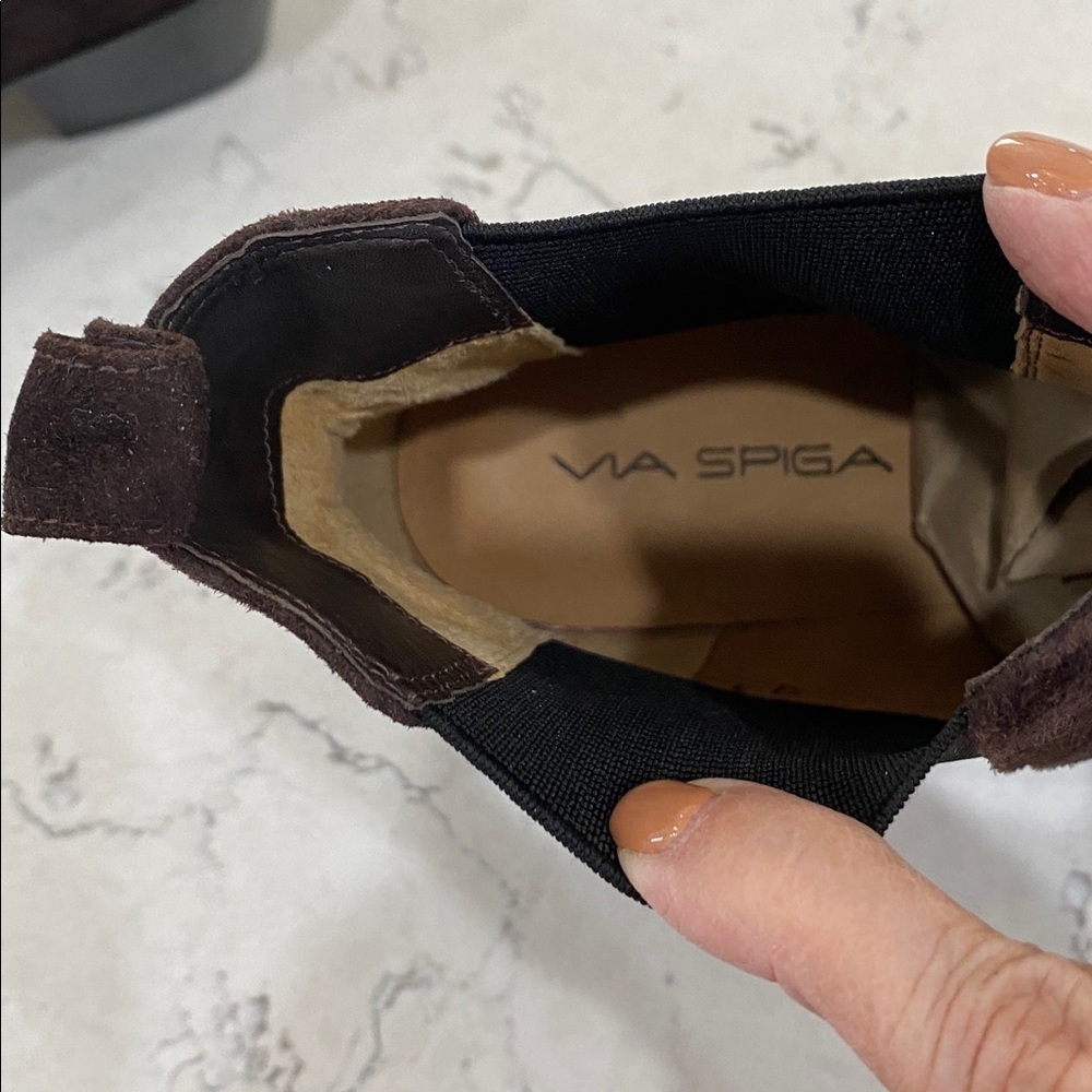 Via Spiga Black and Brown Footwear - Picture 6 of 8